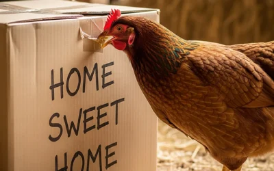 Mudanzas en Torrevieja entre gallinas